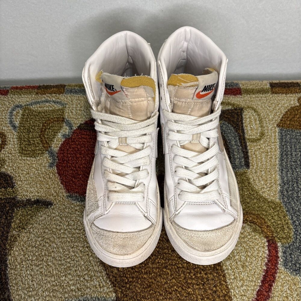 Nike Blazer Mid '77 Vintage White & Pink Oxford Sneakers CZ1055-118 Size 6